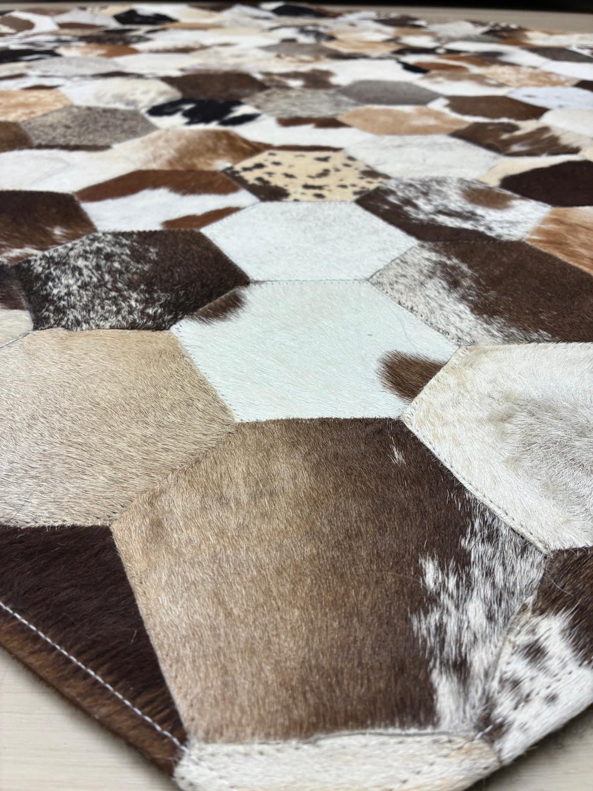 cow hide rug Pentagon 145 x 122cm