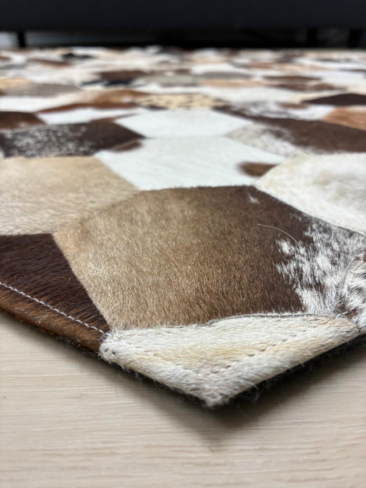 cow hide rug Pentagon 145 x 122cm