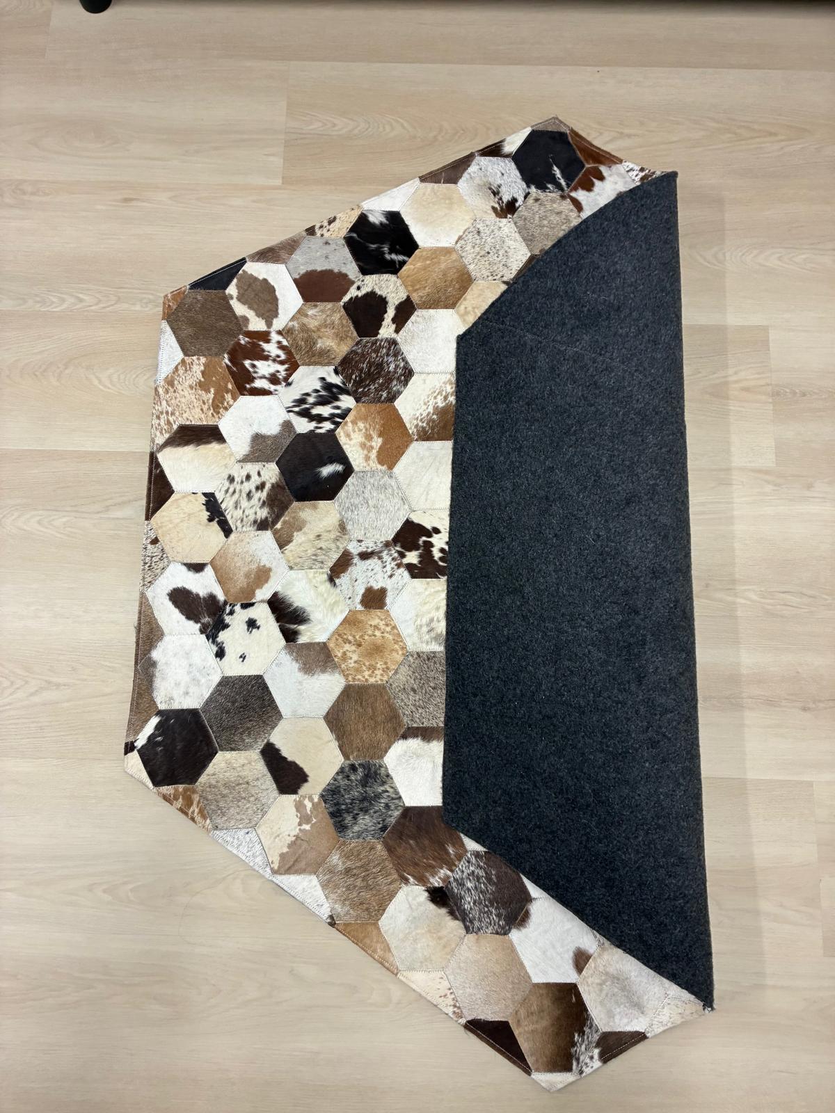 cow hide rug Pentagon 145 x 122cm