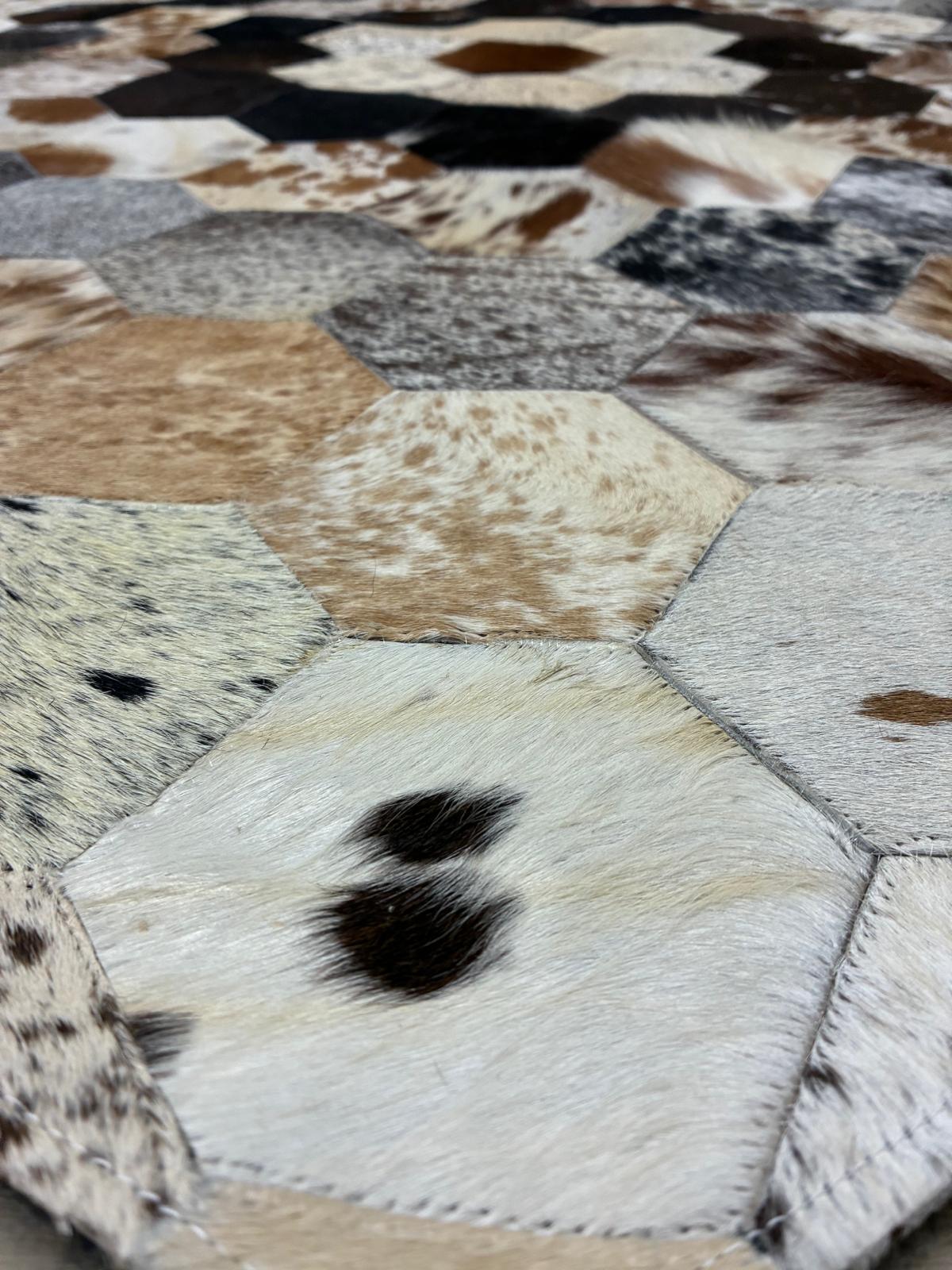 cow hide rug Pentagon 145 x 122cm