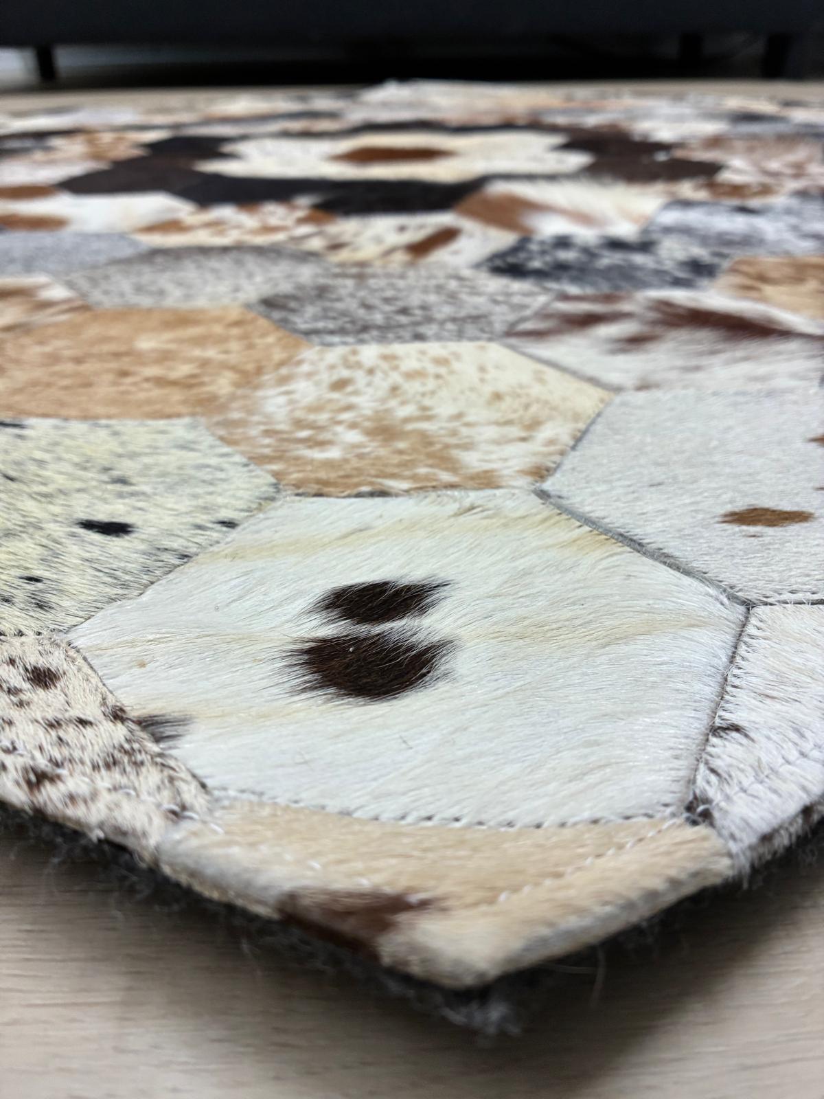 cow hide rug Pentagon 145 x 122cm