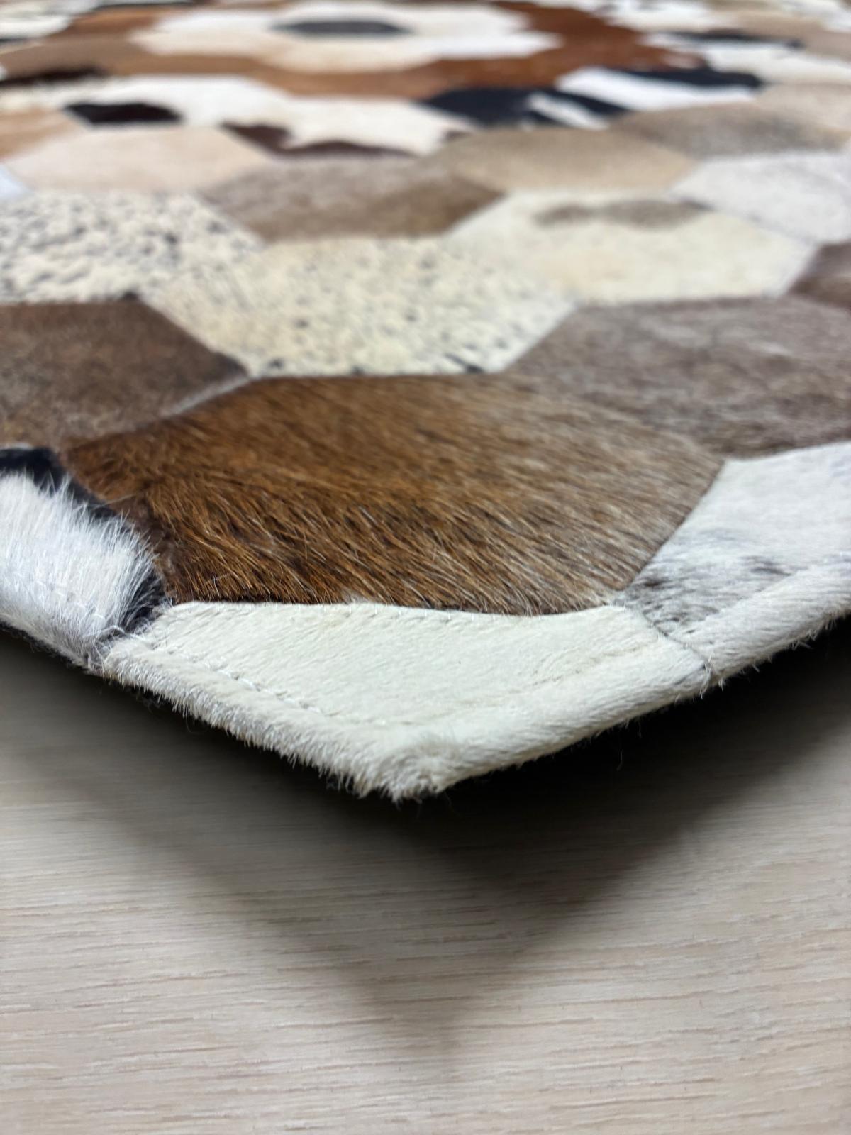 cow hide rug Pentagon 145 x 122cm