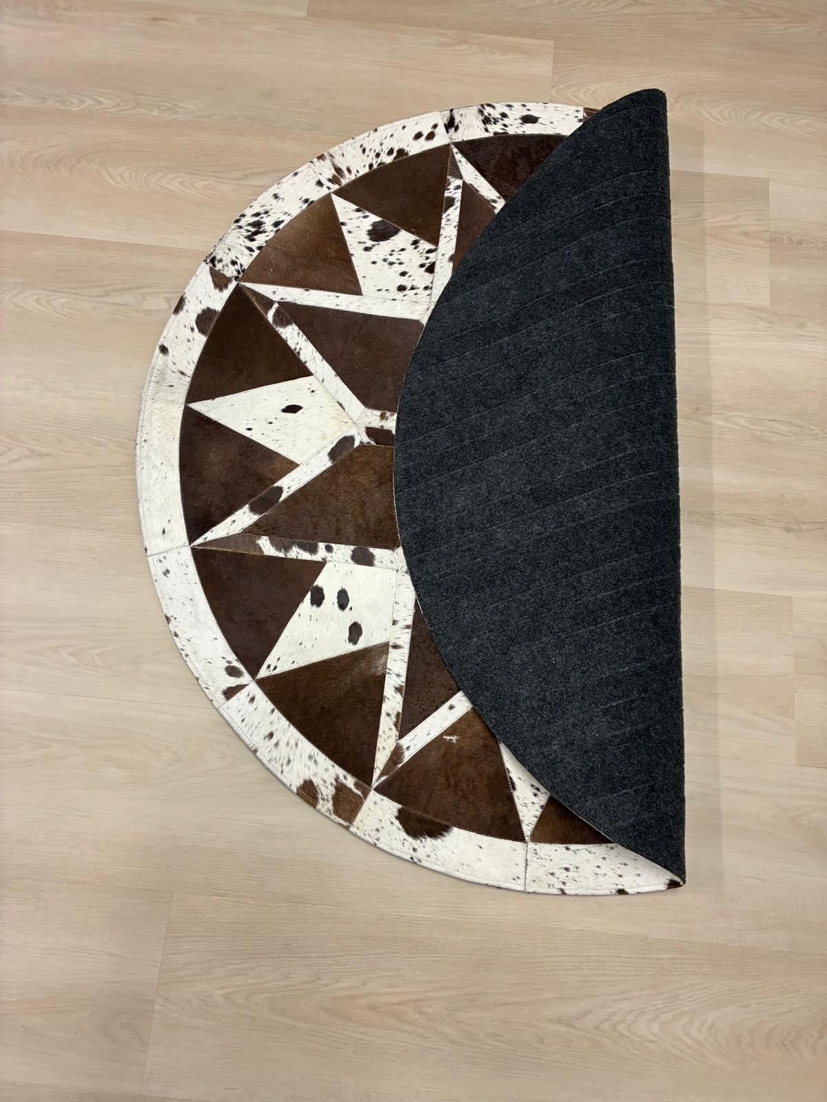cow hide rug 118 x 118cm