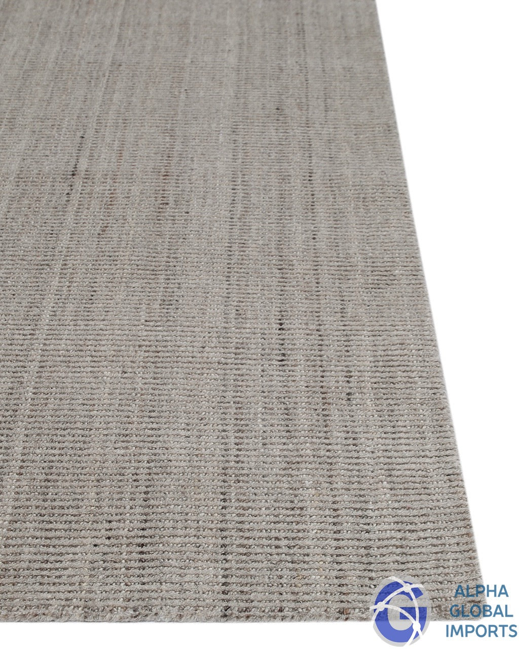 Alpha Kora wool beige floor rug
