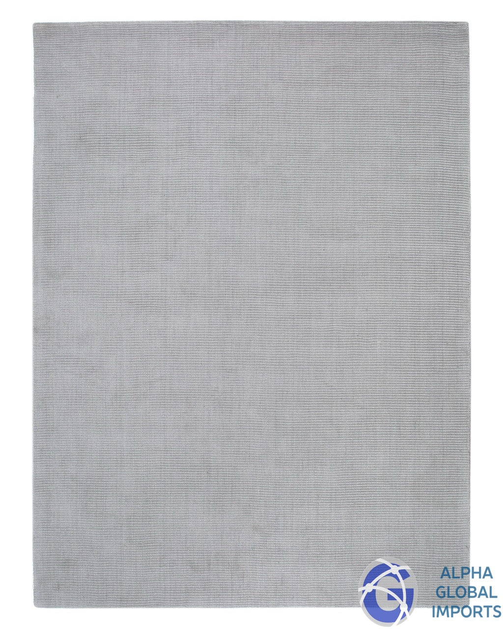 Alpha Kora wool silver floor rug