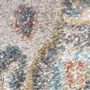 Heirloom Ivory Distressed Floral Rug