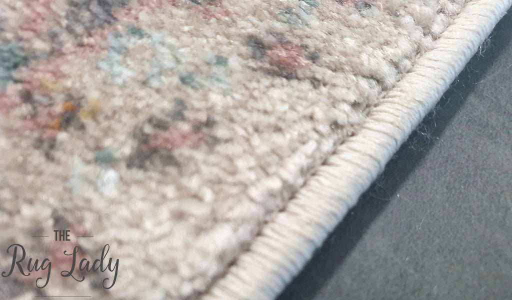Heirloom Ivory Distressed Floral Rug