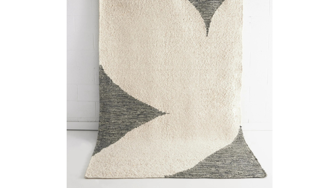 Isla Grey Ivory Boucle Wool Rug