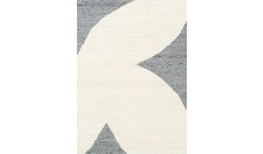 Isla Grey Ivory Boucle Wool Rug