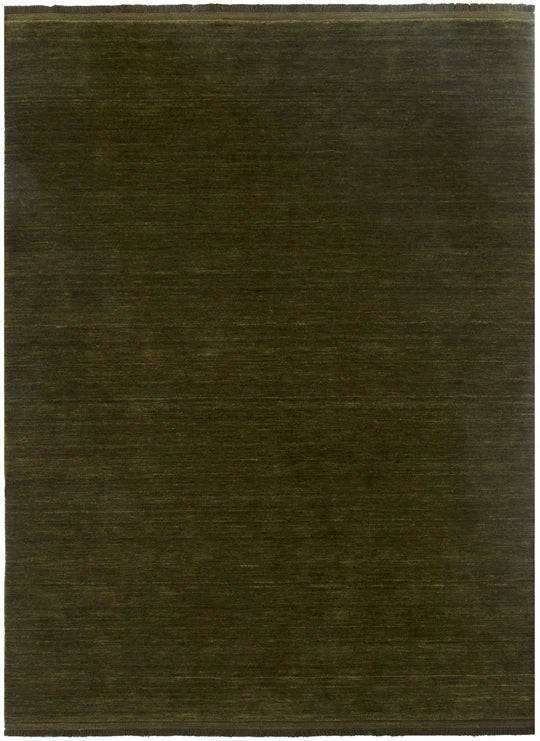 Olive Verde Hand knotted wool Rug