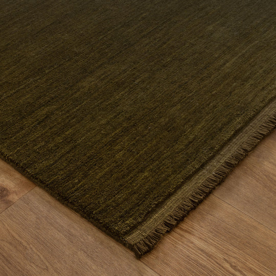 Olive Verde Hand knotted wool Rug