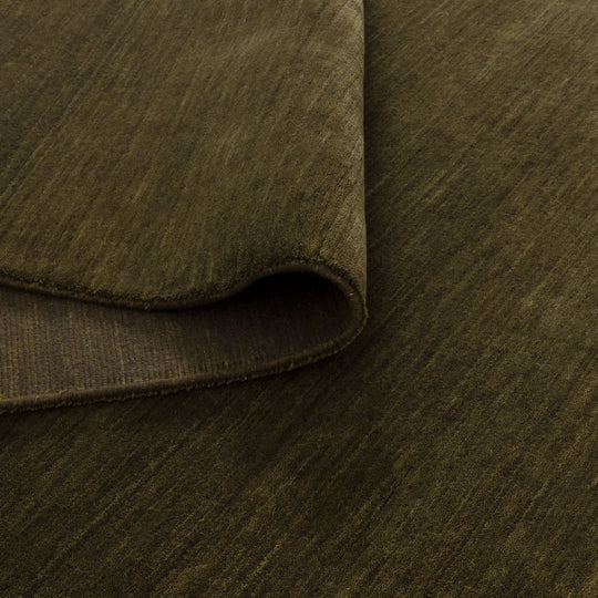 Olive Verde Hand knotted wool Rug