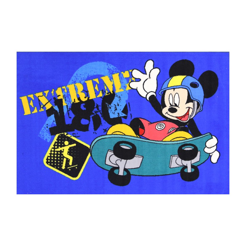 Disney Mickey mouse skateboard kids rug