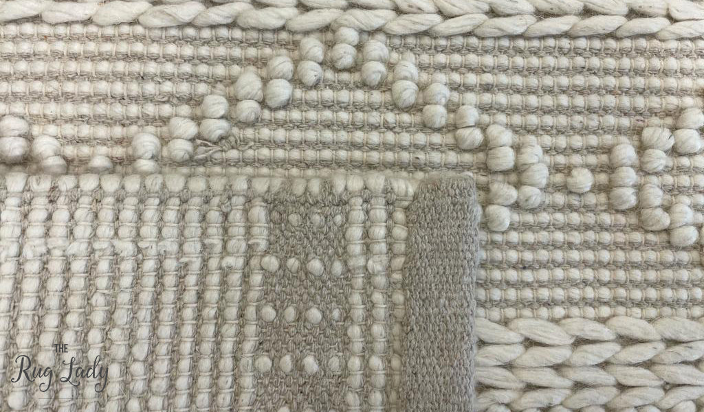 Macey Dreamy Ivory Geometric Wool Rug