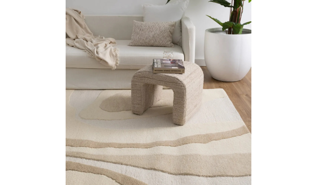Isla Multi Beige Wool Rug