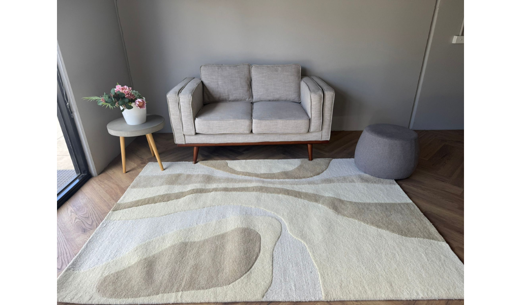 Isla Multi Beige Wool Rug