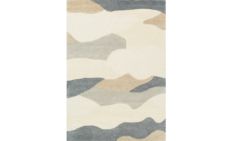 Isla Multicolour Neutral Flow Wool Rug