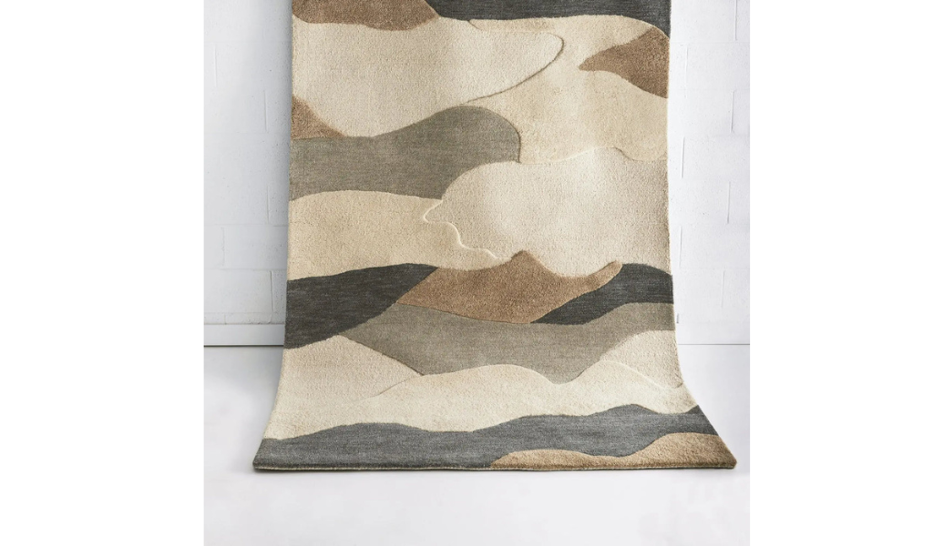 Isla Multicolour Neutral Flow Wool Rug