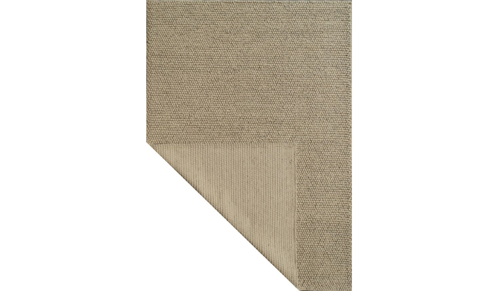 Elements Nirvana Snow Beige Felted Wool Rug