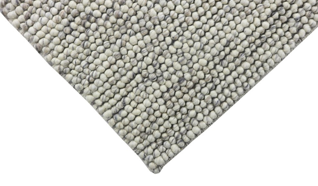 Elements Nirvana Stony Grey Felted Wool Rug