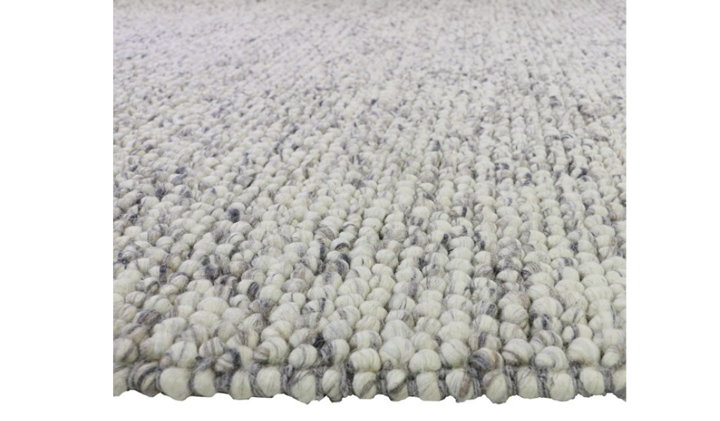 Elements Nirvana Stony Grey Felted Wool Rug