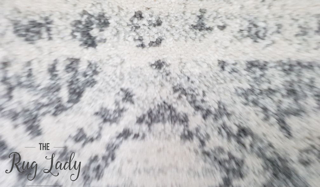Heaven Grey Tribal Geometric Diamond Rug