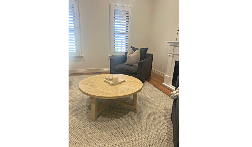 Olivia Natural Bubble Pattern Wool Rug