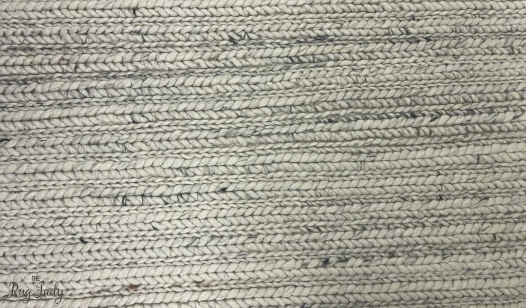 Olivia Natural Braided Pattern Wool Rug