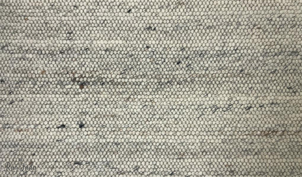 Olivia Natural Bubble Pattern Wool Rug