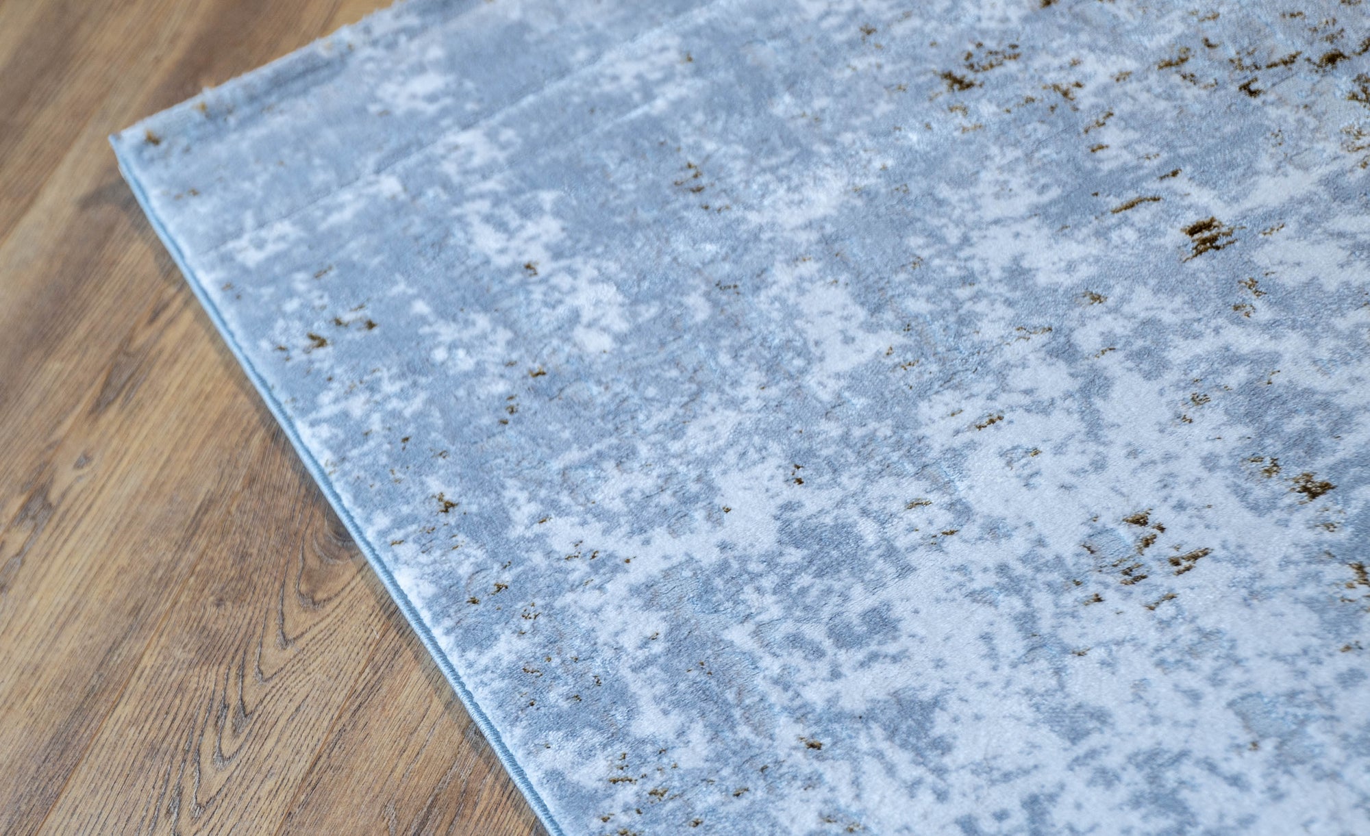 grey cream gold Lazer Modern Abstract dotted Rug