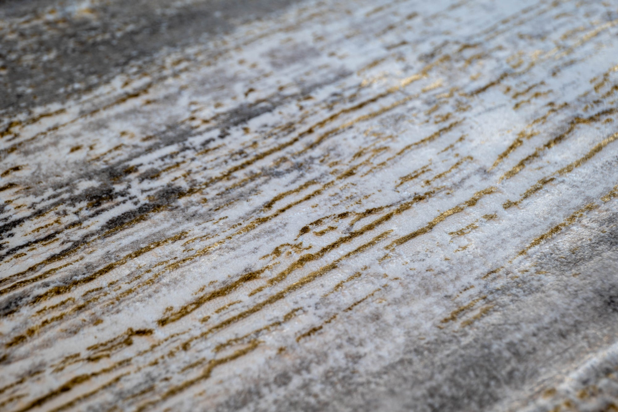 Cream vizion Lazer Modern Abstract strokes Rug
