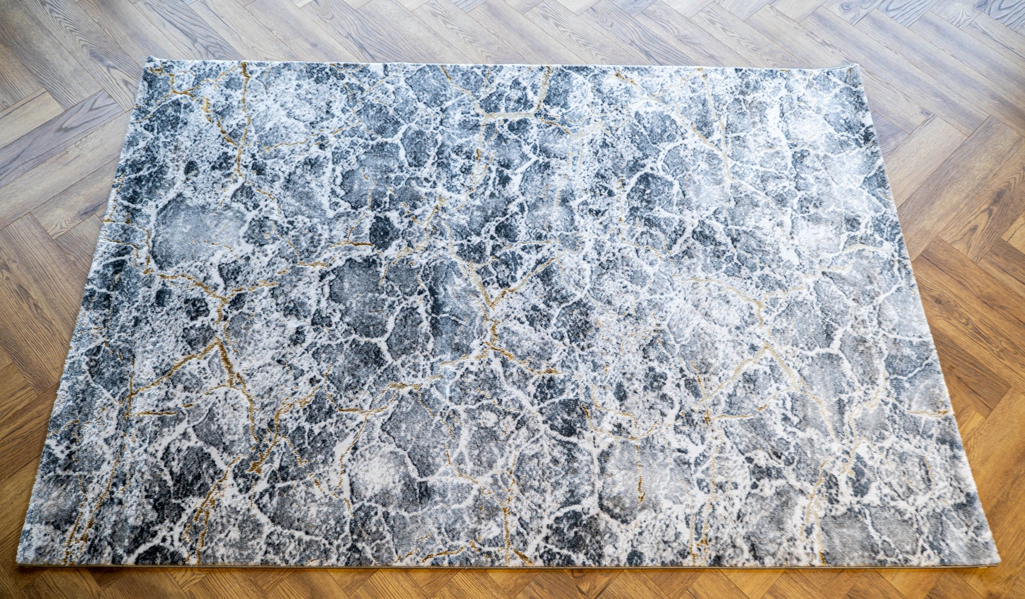 grey anthra Lazer Modern marble Rug