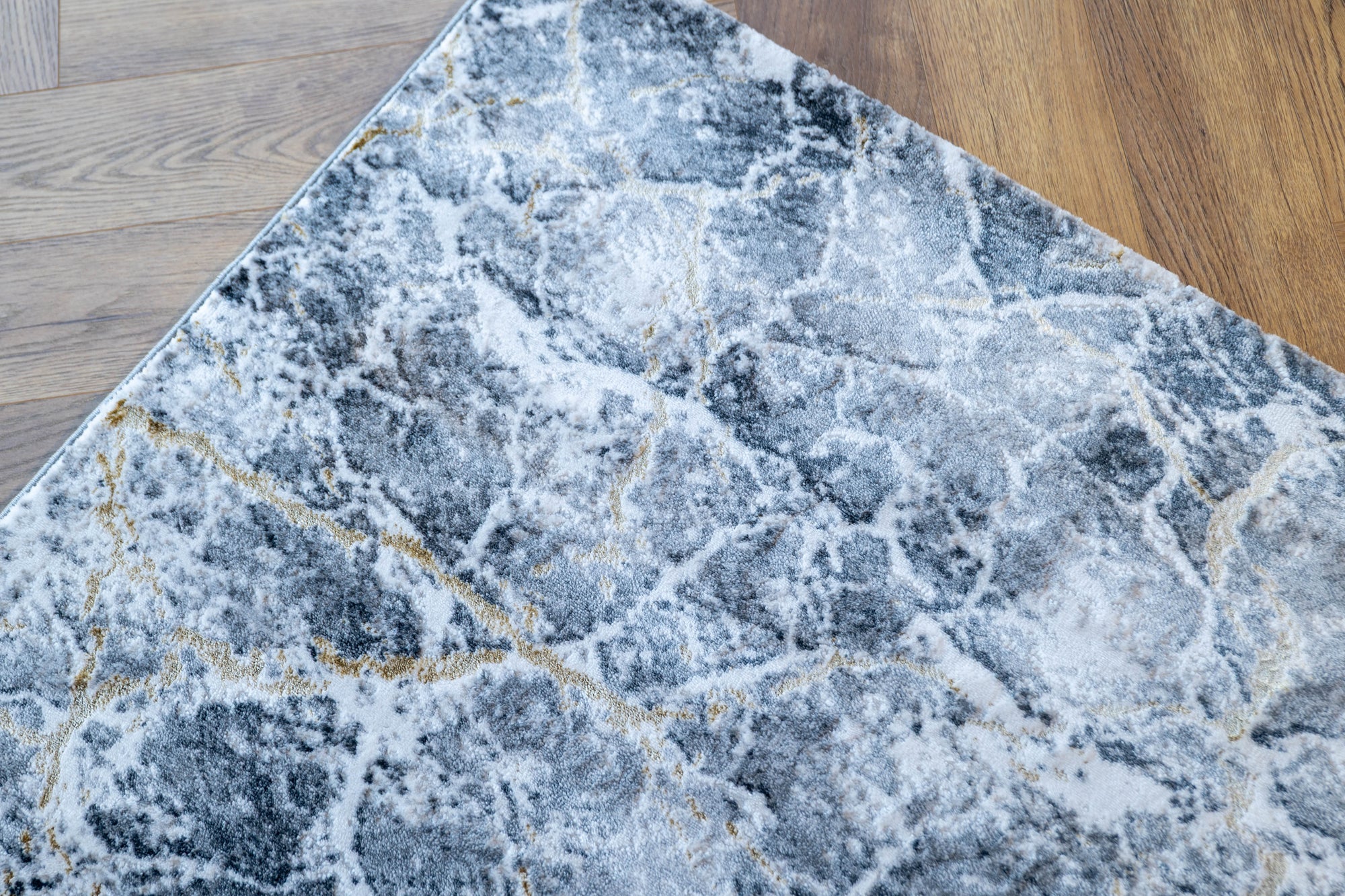 grey anthra Lazer Modern marble Rug
