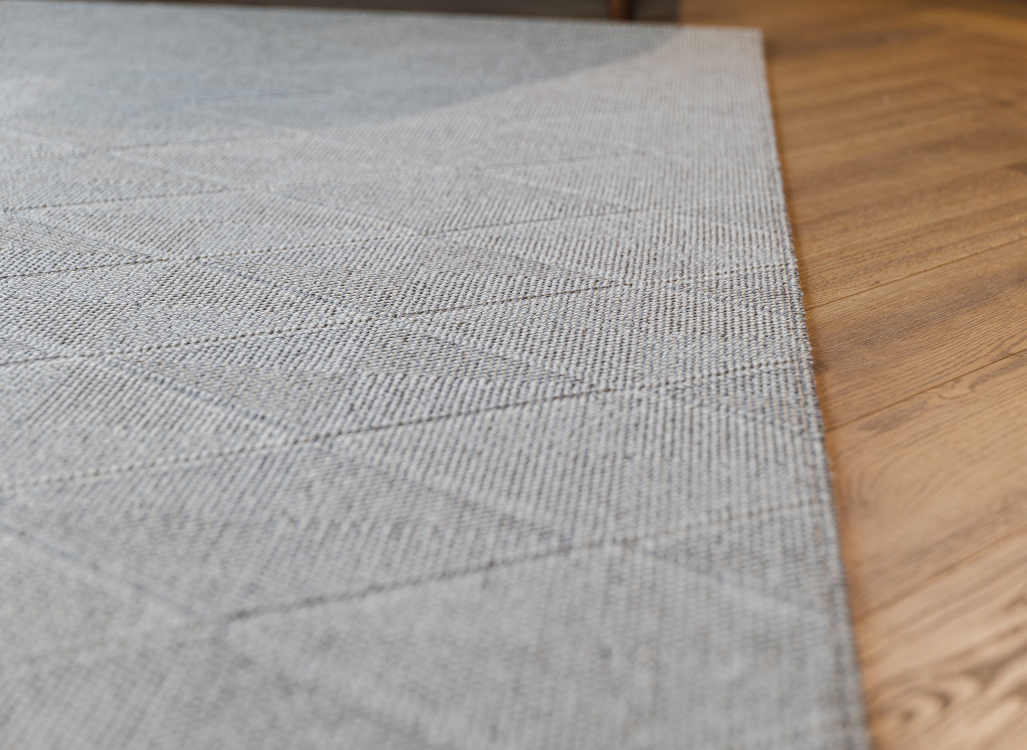 Nikotex Desi silver flatweave floor rug