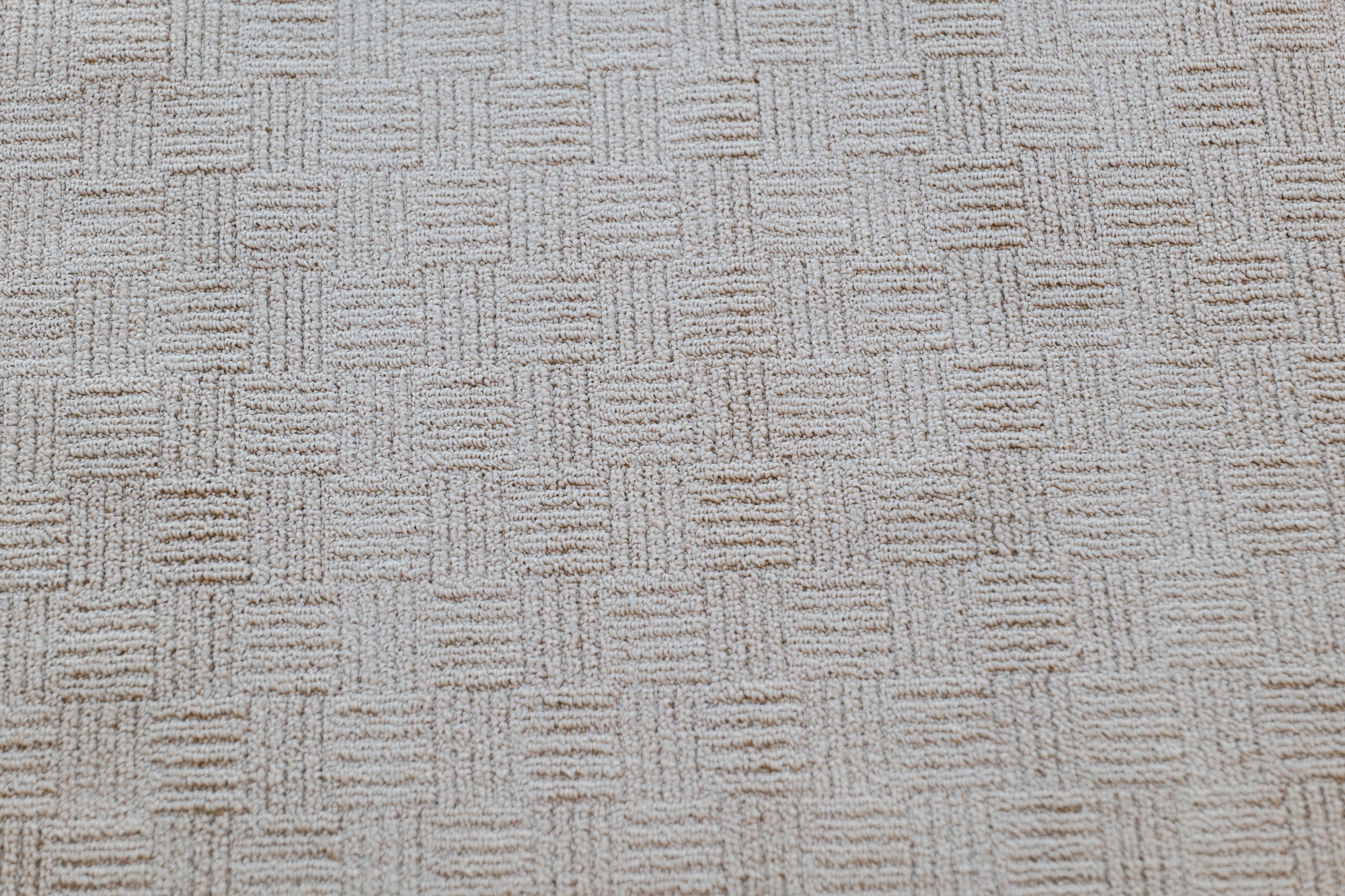 Callavi plain squares flatweave cream rug
