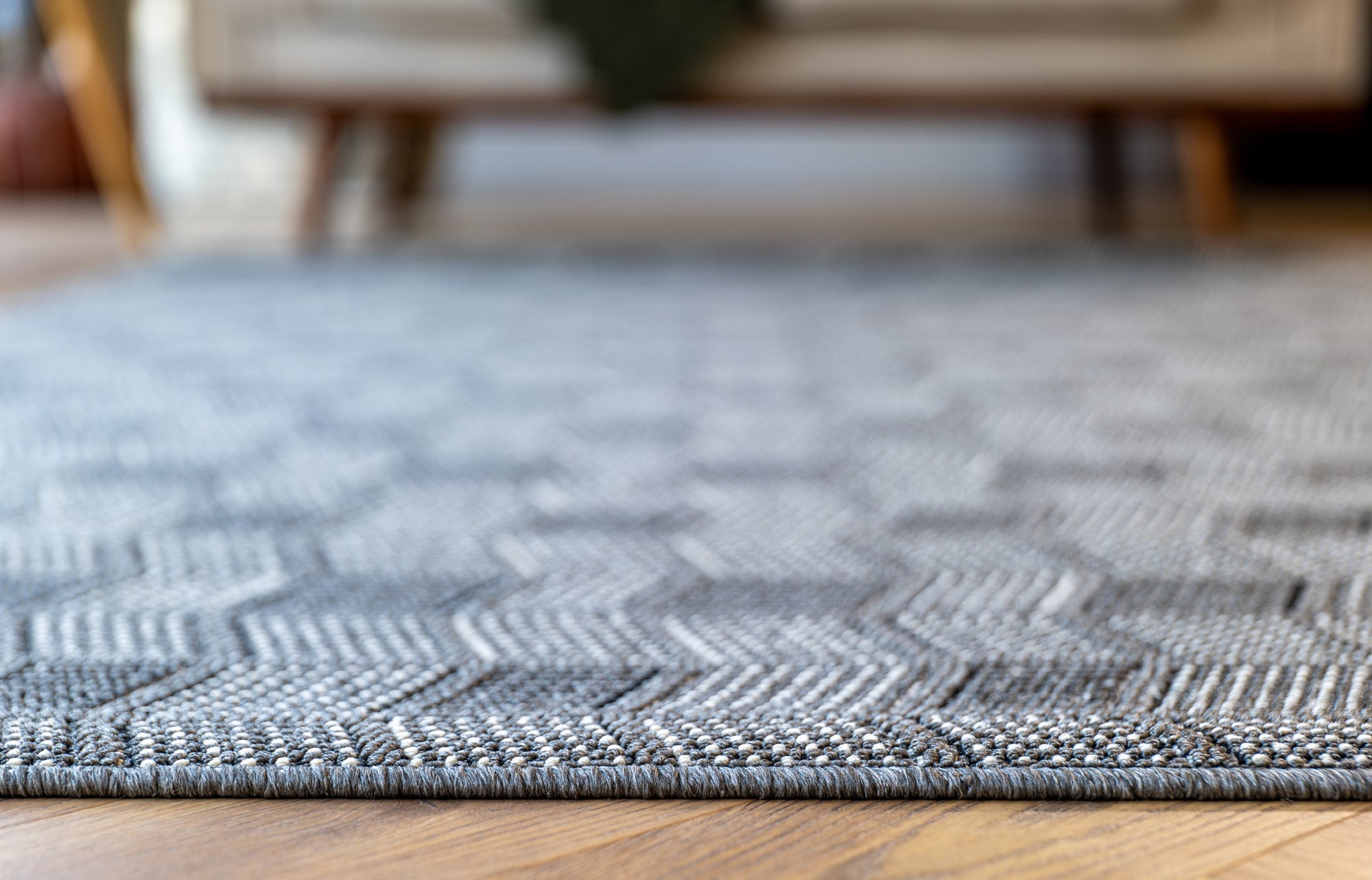 Nikotex Falcon grey flatweave floor rug