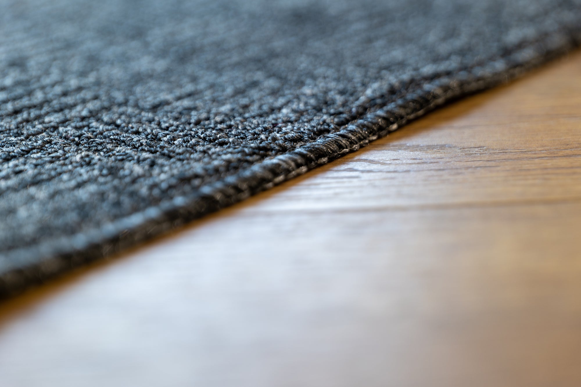 Callavi boxes flatweave charcoal grey rug