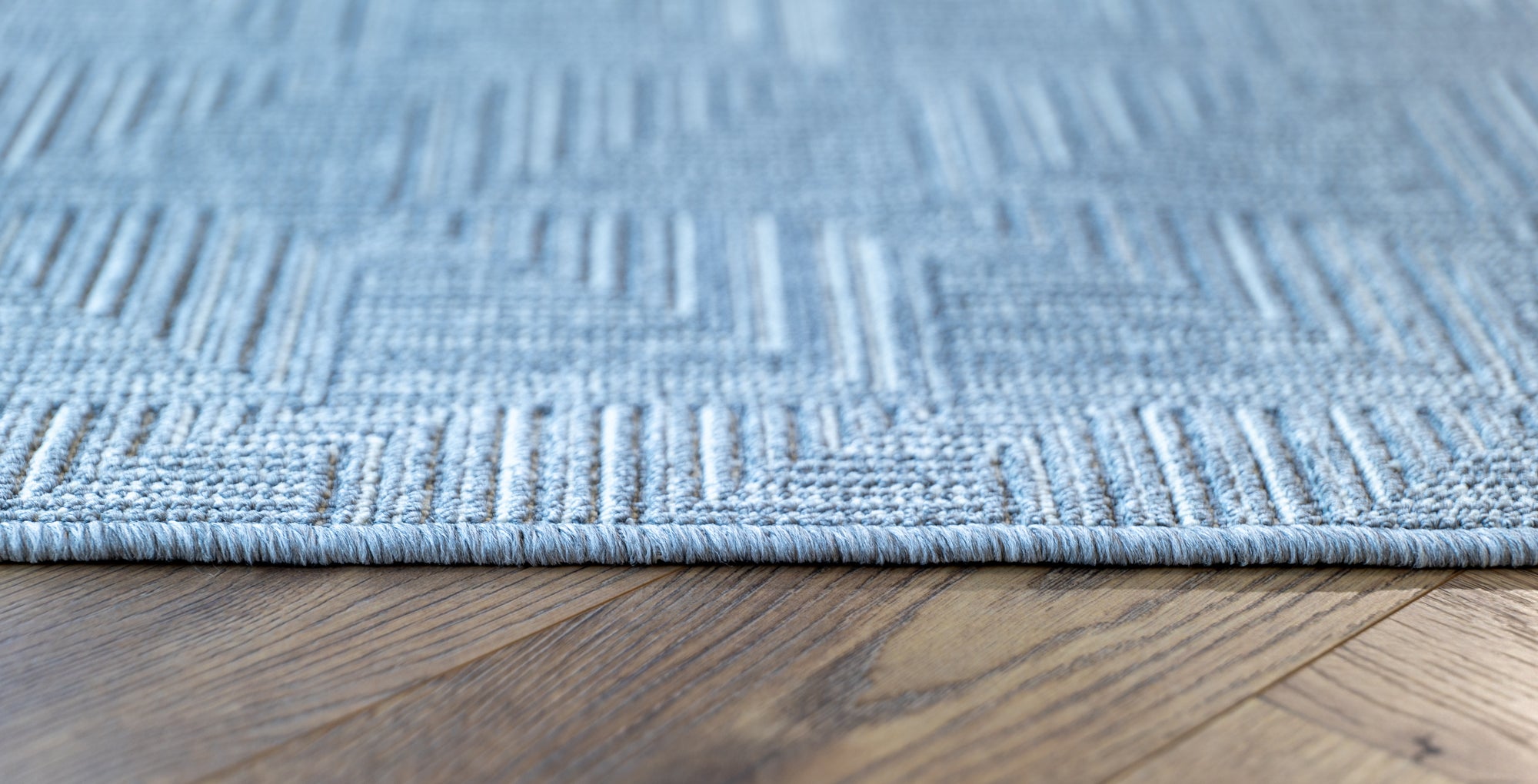 Nikotex Polar silver flatweave floor rug