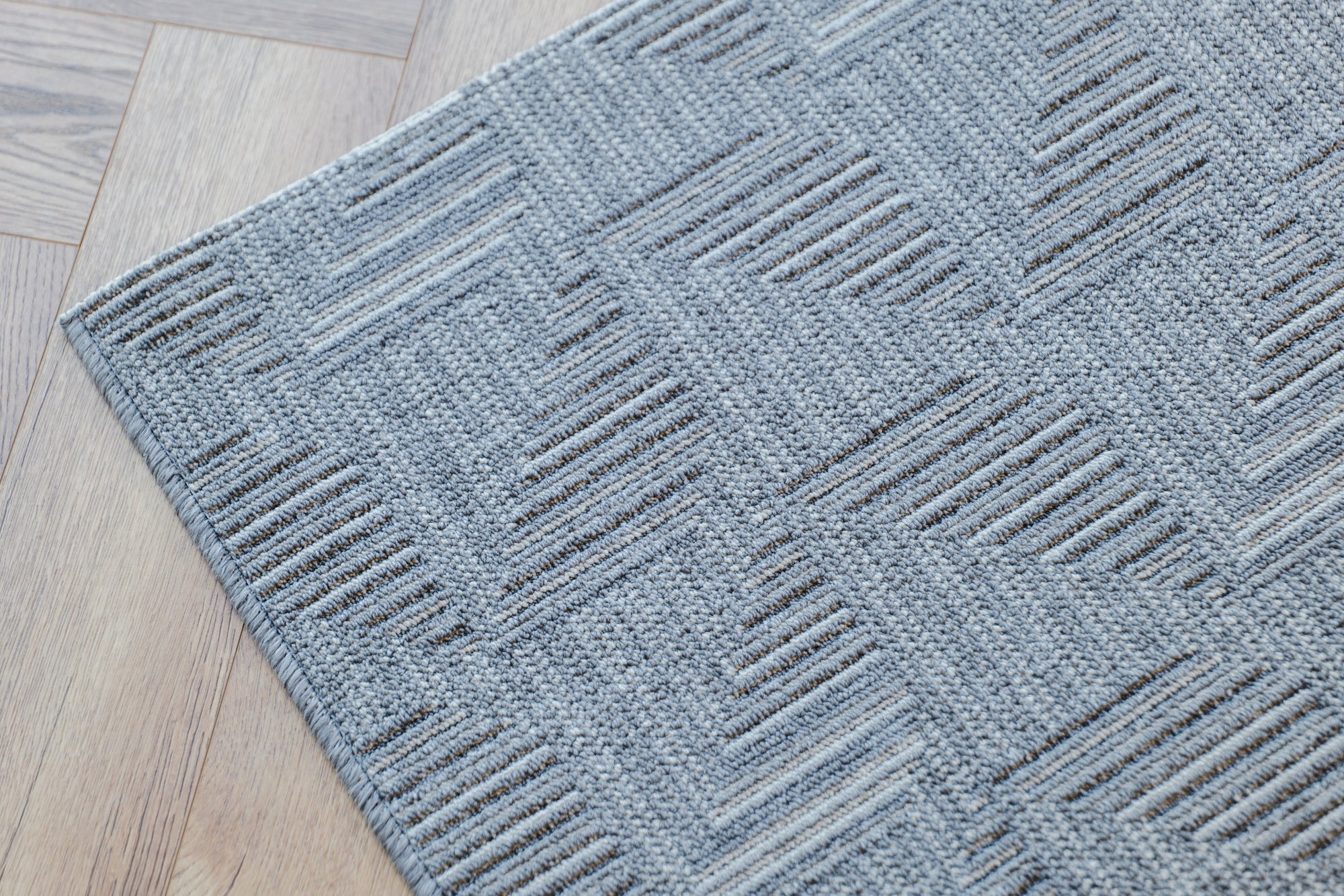 Nikotex Polar silver flatweave floor rug