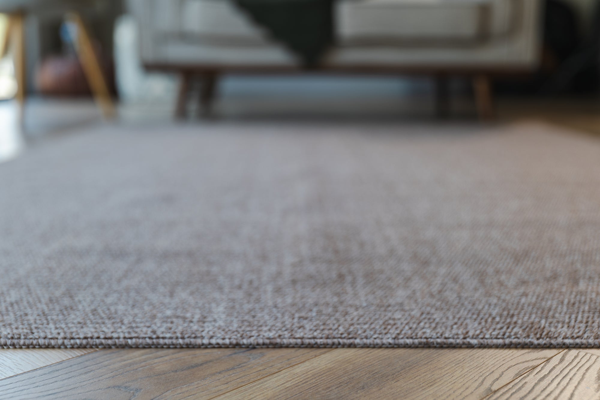 Callavi plain lines flatweave biege rug