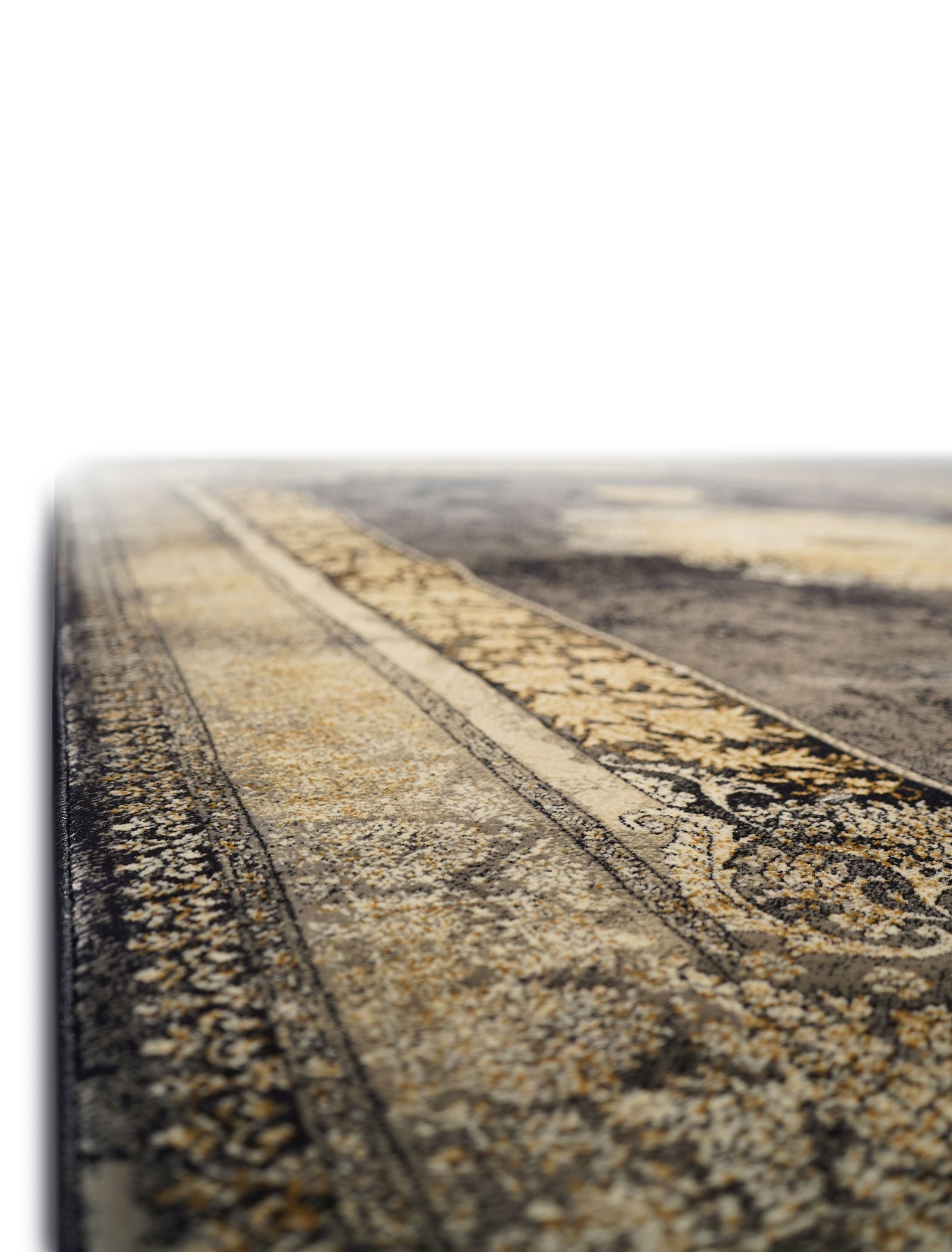 Hive 200 Traditional transitional grey gold rug