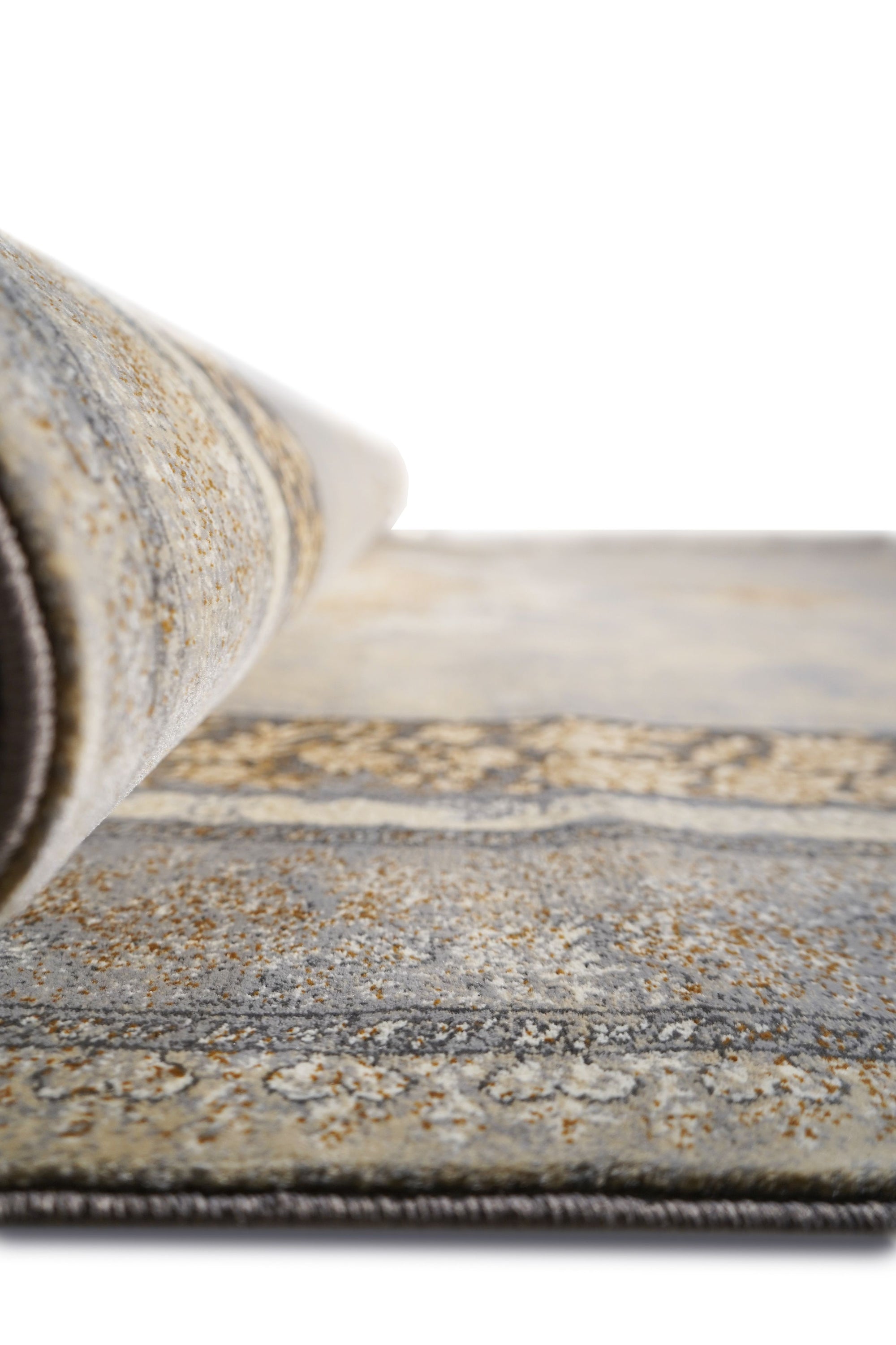 Hive 204 Traditional transitional grey gold rug