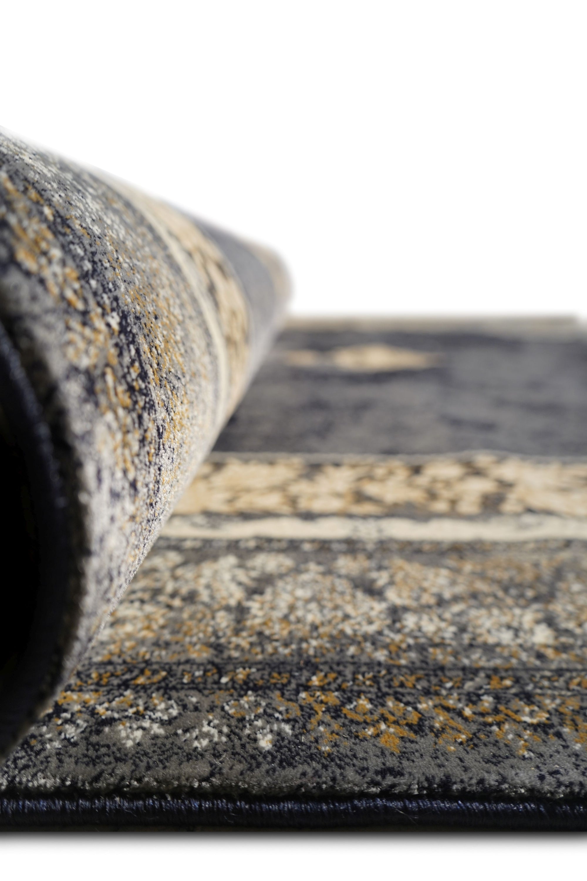 Hive 200 Traditional transitional grey gold rug