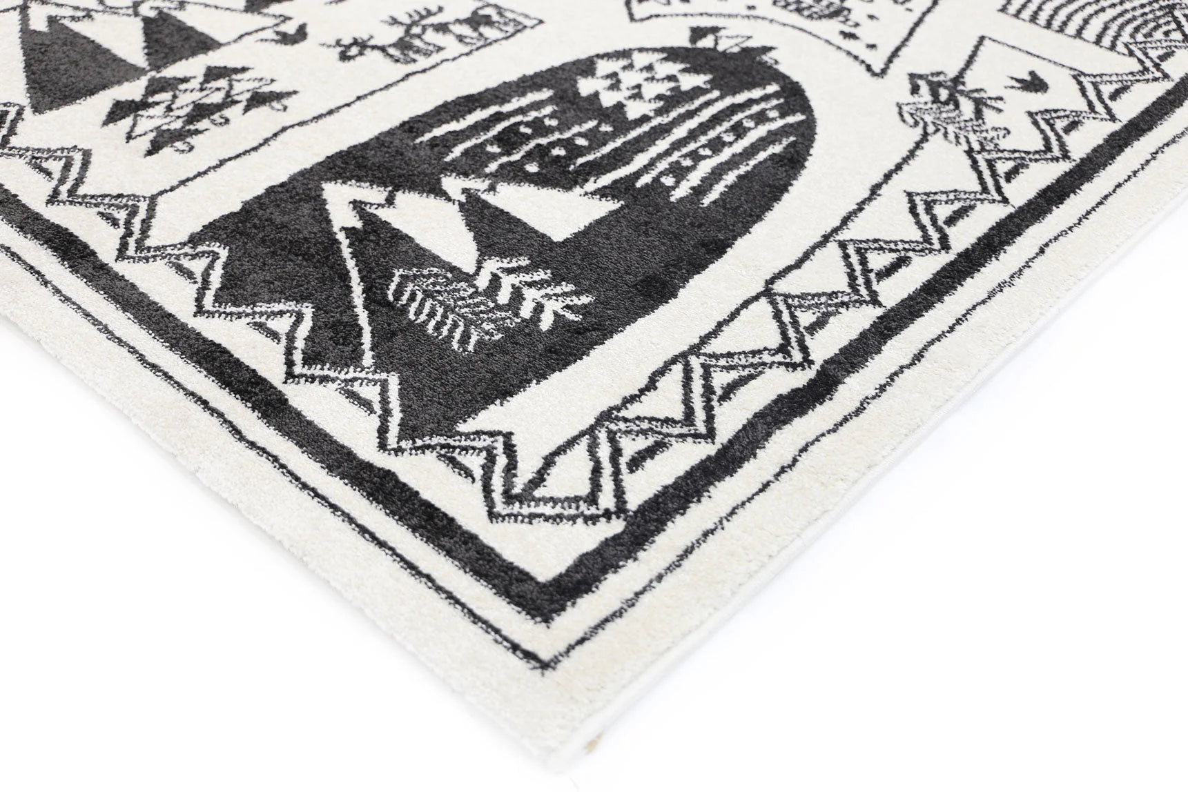 Piccolo Wildwood Monochrome Kids Rug