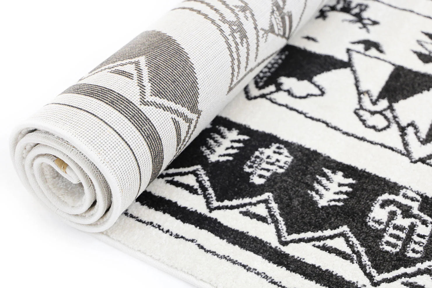 Piccolo Wildwood Monochrome Kids Rug