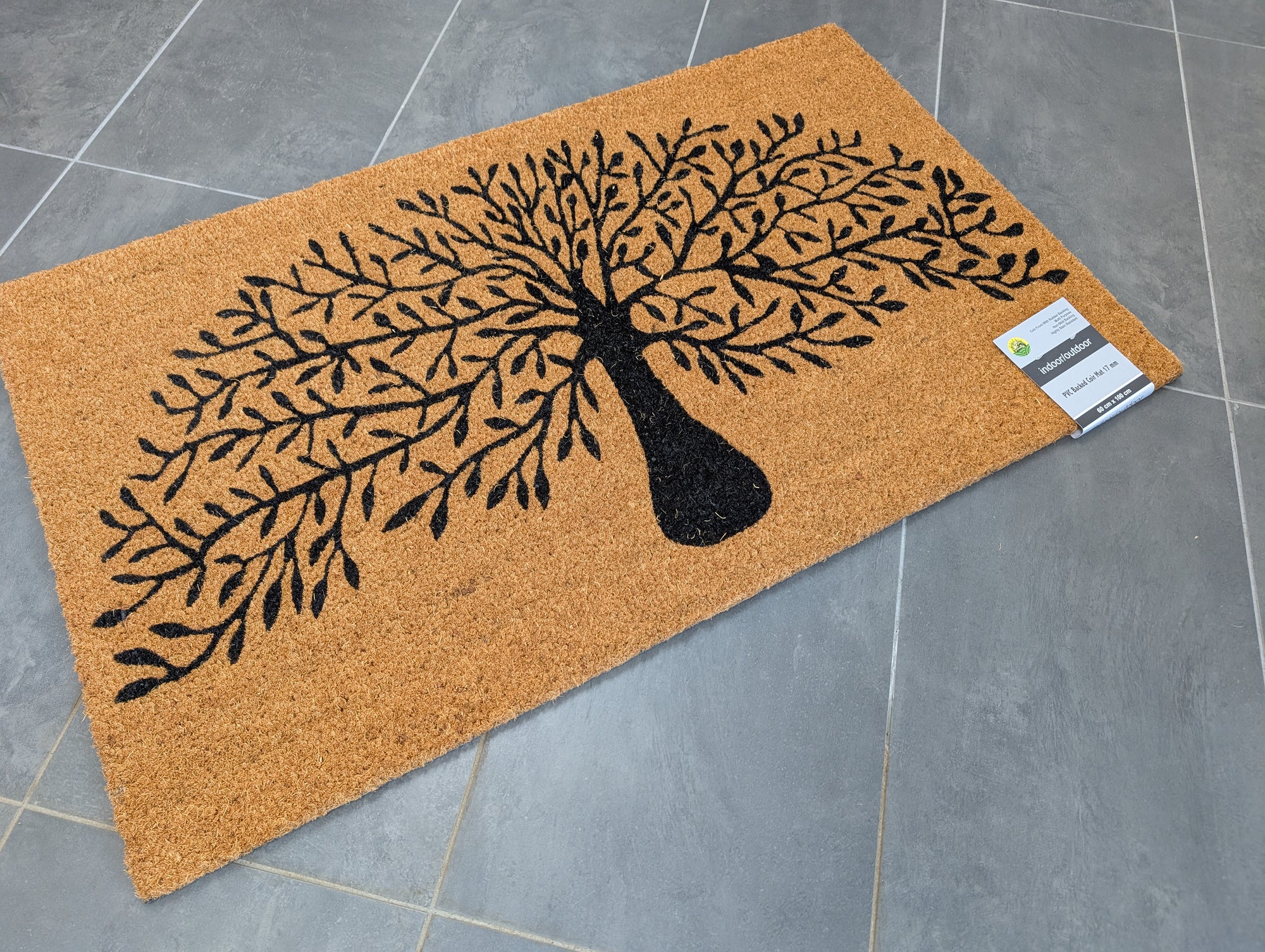 Outdoor Coir Mat - Tree of Life 60 x 90 cm