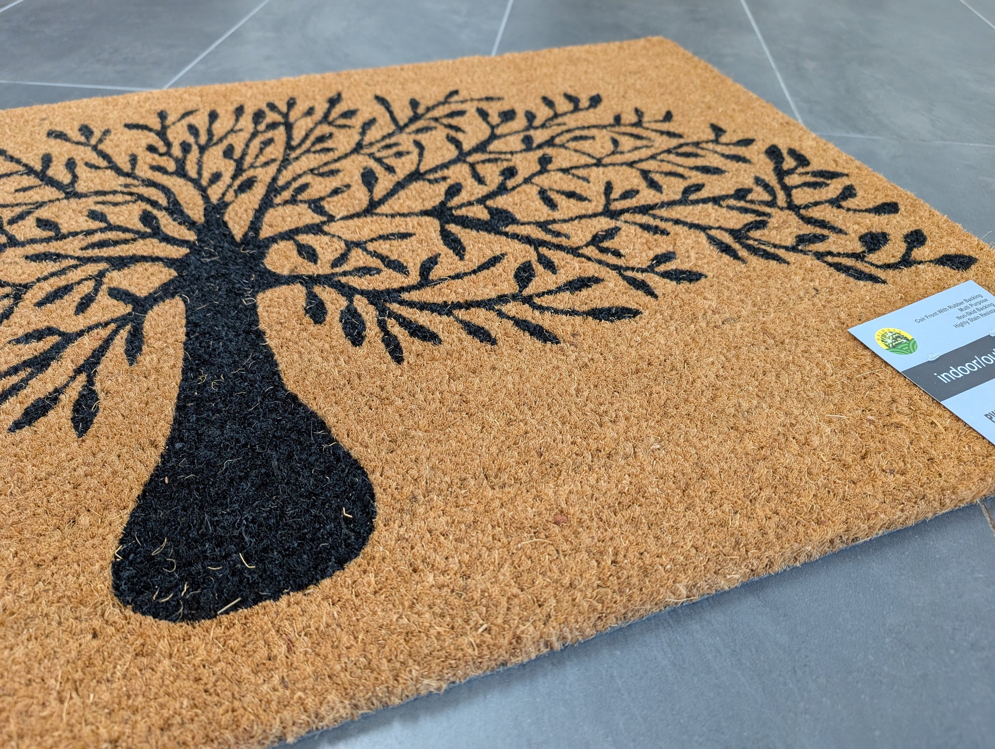 Outdoor Coir Mat - Tree of Life 60 x 90 cm