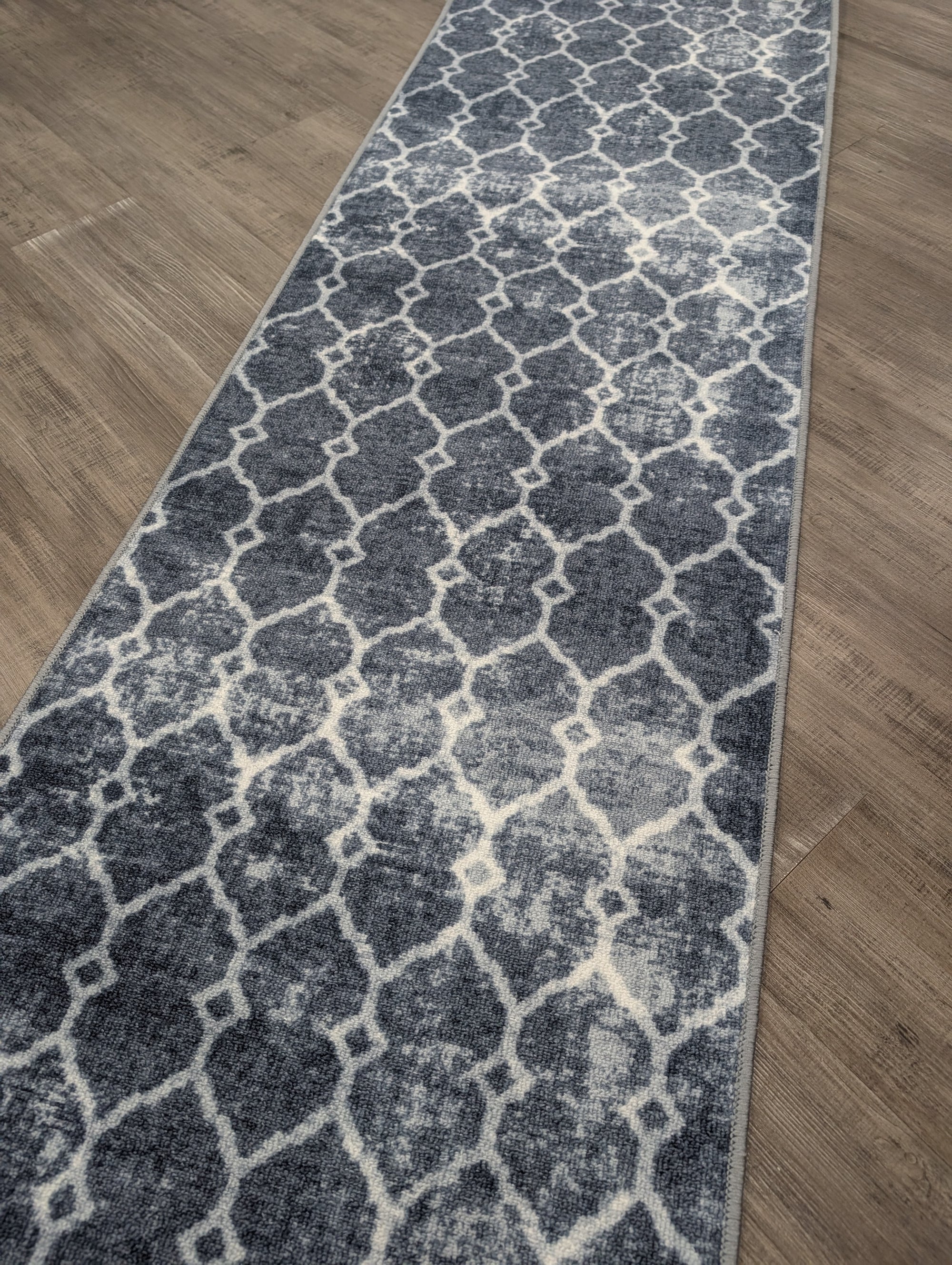Gabe blue Modern hallway runner 67 cm Wide