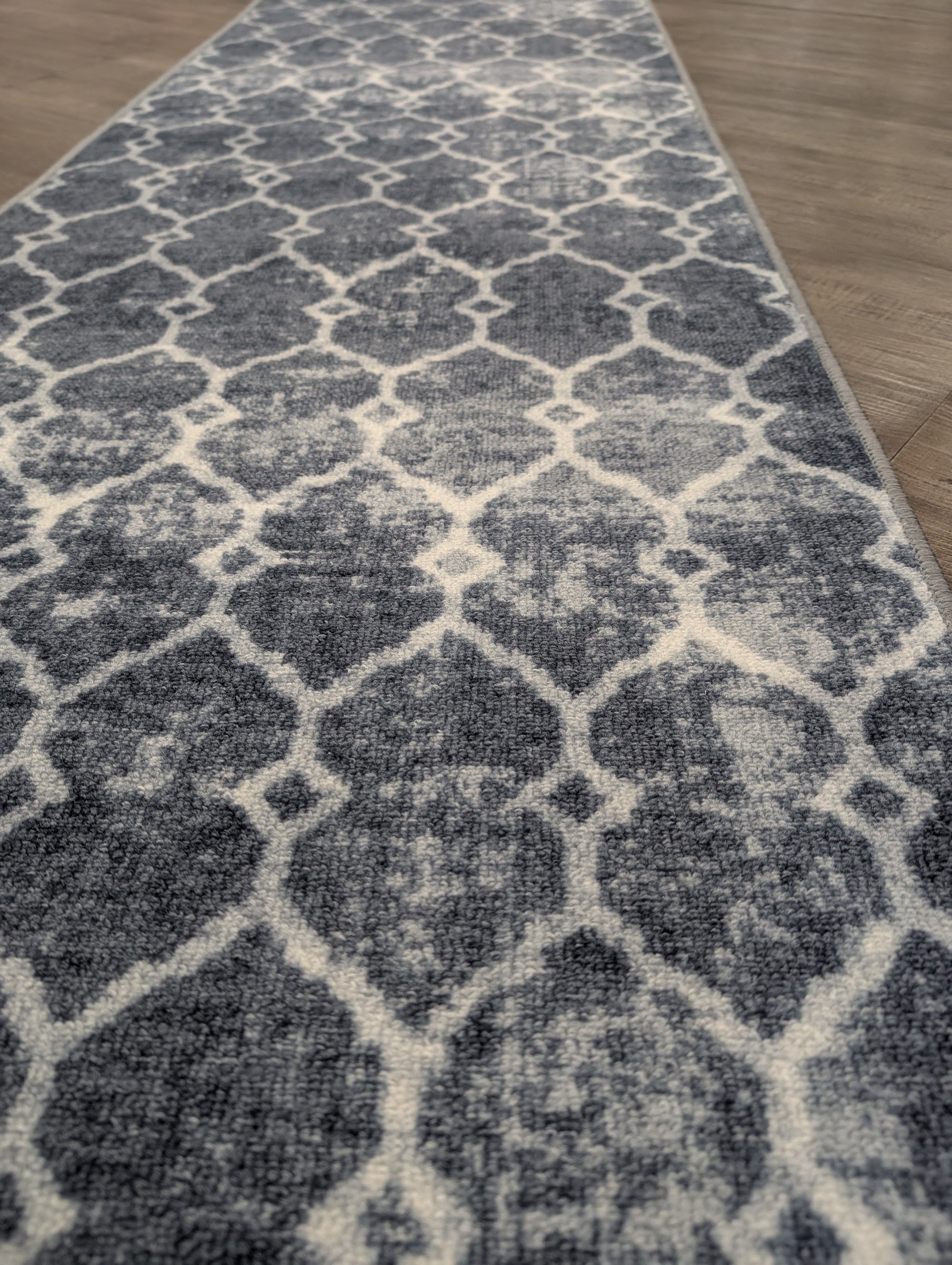 Gabe blue Modern hallway runner 67 cm Wide