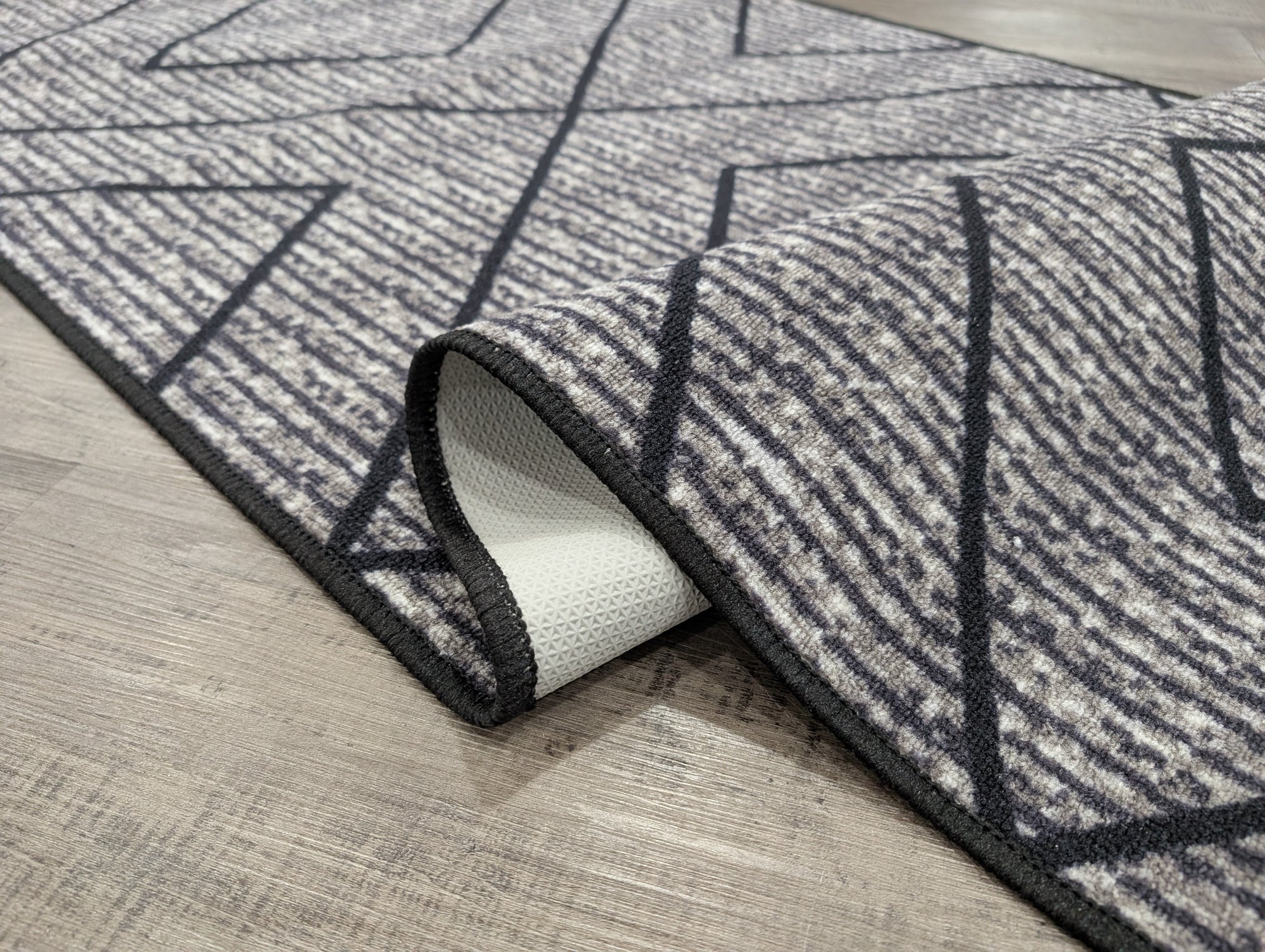 Gabe Modern diamond shape hallway runner 80cm Wide